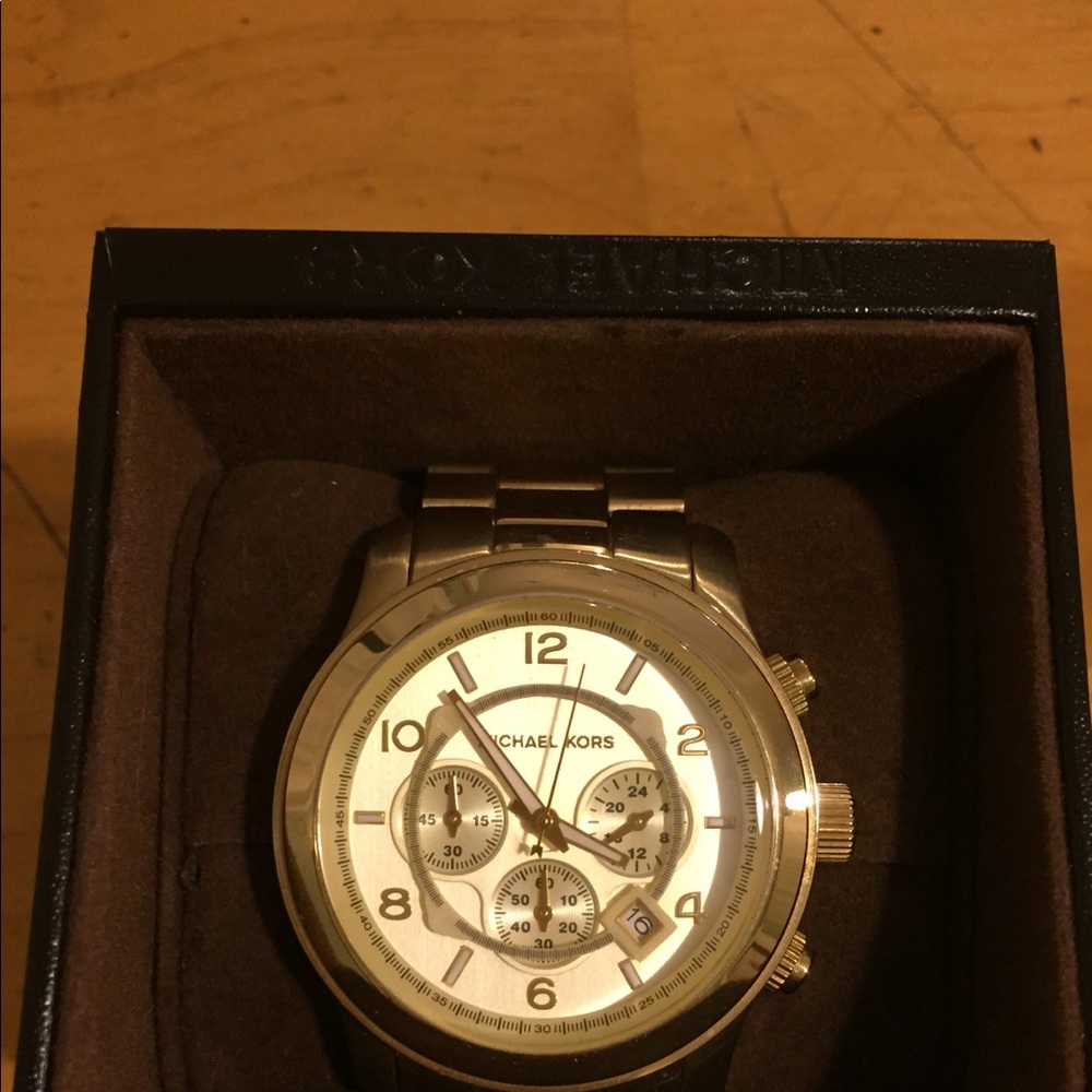 Michael Kors MK8077 Women’s Gold Watch